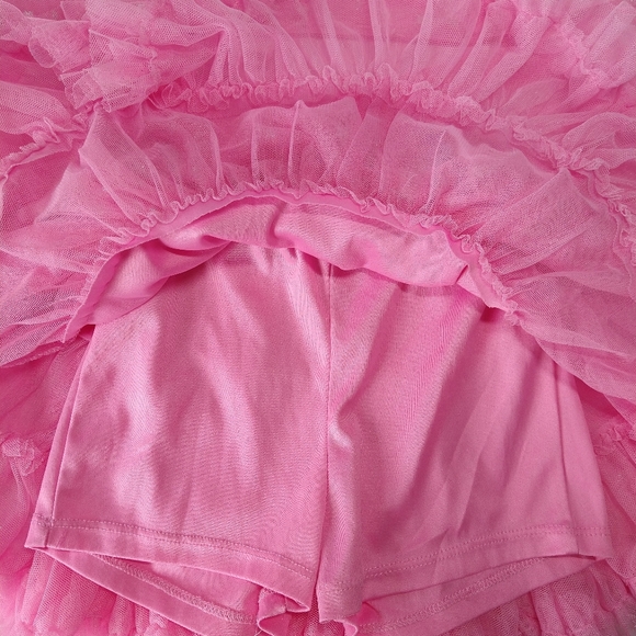 Ballerina Tutu with Silver Stars Pink size 5 - Picture 3 of 5